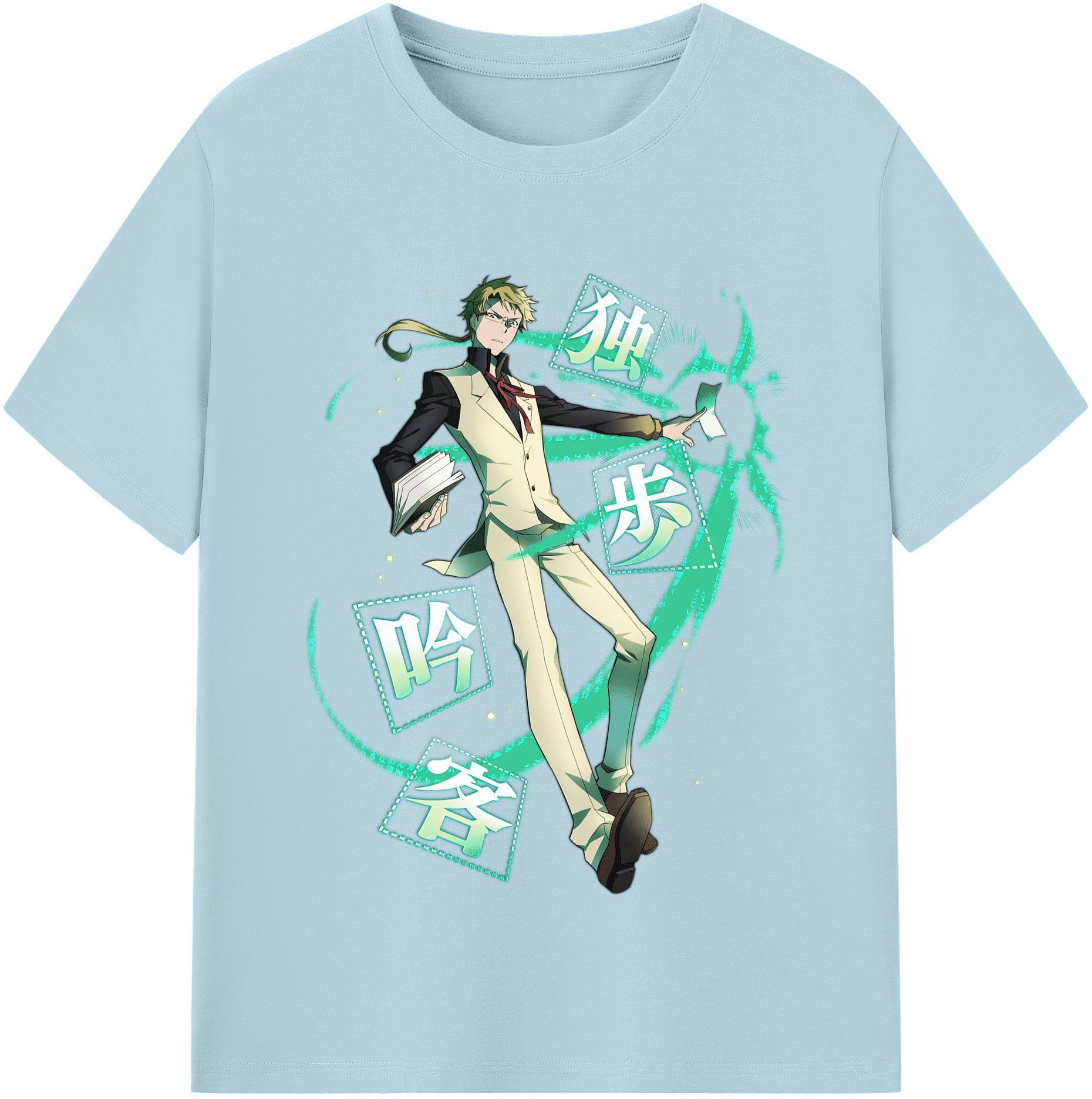 （画像用） 文豪ストレイドッグス Bungo Stray Dogs 綿100％半袖Tシャツ（フロントプリント）
